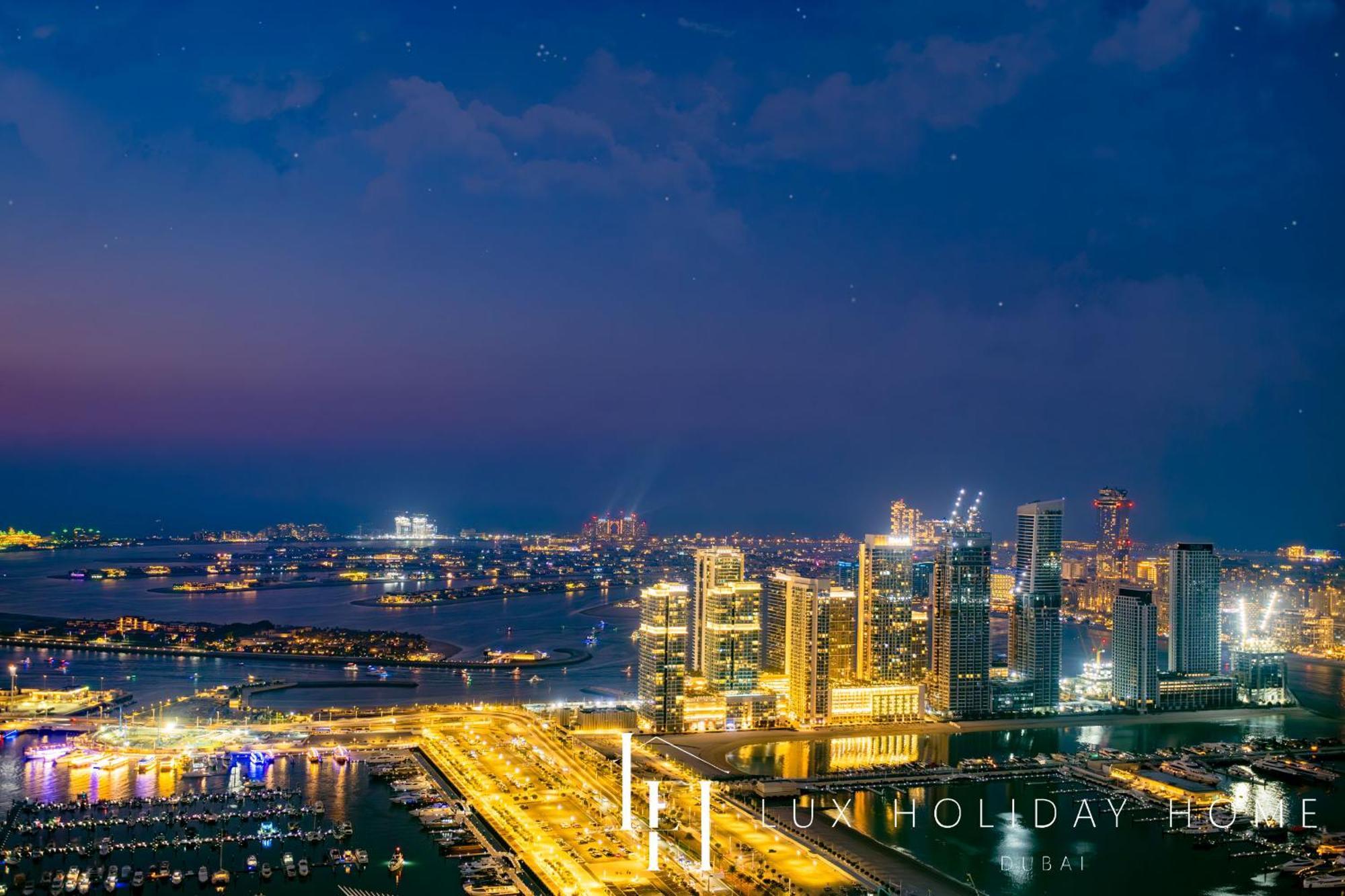 Lux - Lavish Suite With Full Palm Jumeirah View 1 Дубай Екстер'єр фото
