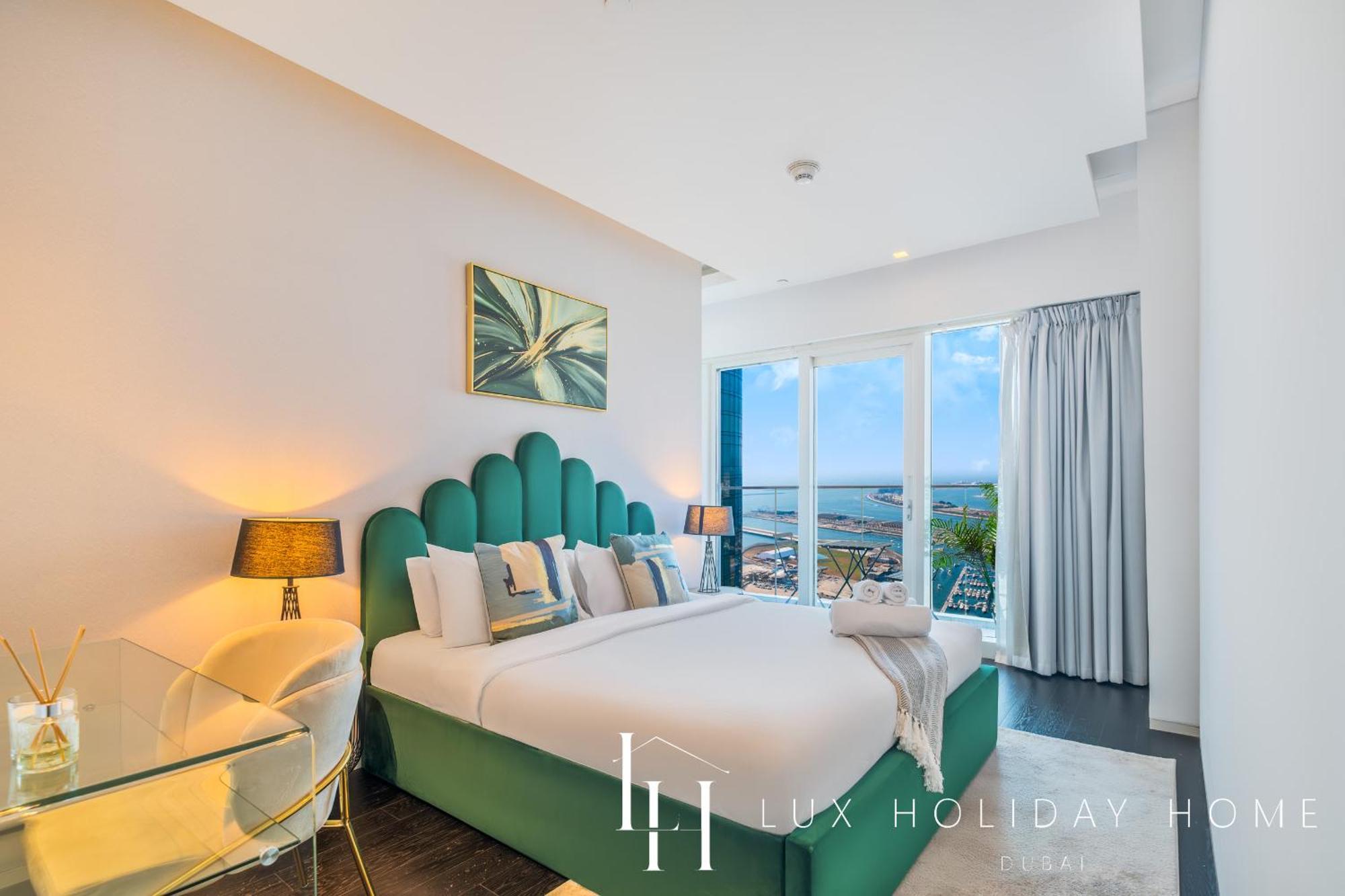 Lux - Lavish Suite With Full Palm Jumeirah View 1 Дубай Екстер'єр фото