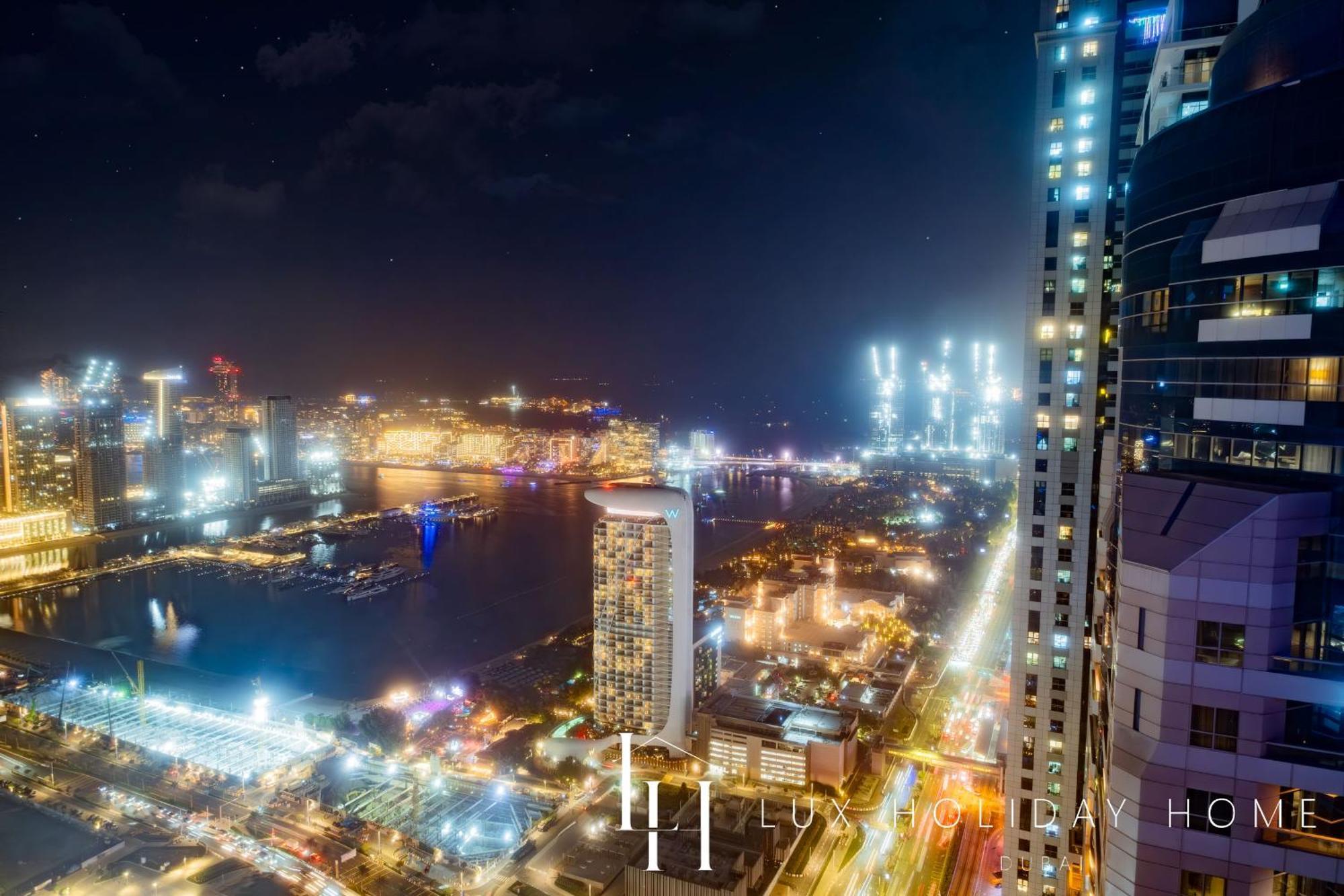 Lux - Lavish Suite With Full Palm Jumeirah View 1 Дубай Екстер'єр фото