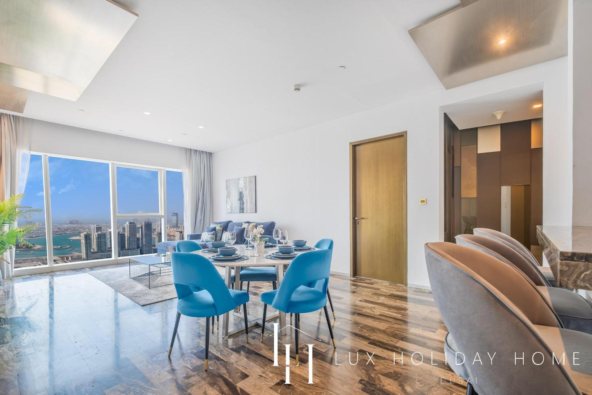 Lux - Lavish Suite With Full Palm Jumeirah View 1 Дубай Екстер'єр фото